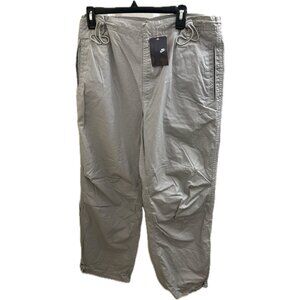 Nike Cargo Joggers Drawstring Style Wide Y2k Utility Men's Gray L Nos